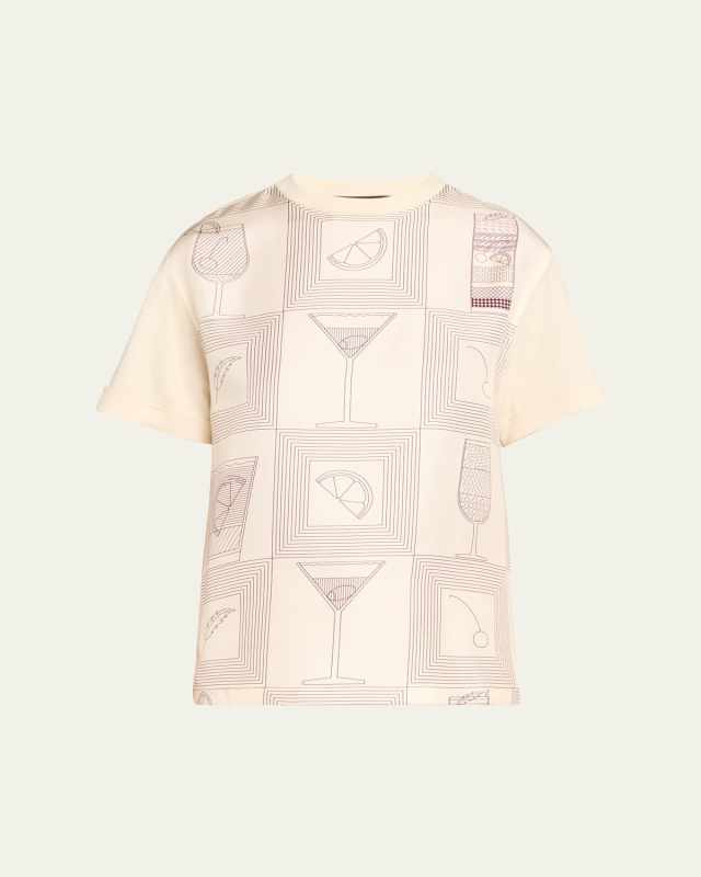 Mazzorbo Short-Sleeve Silk Cotton T-Shirt